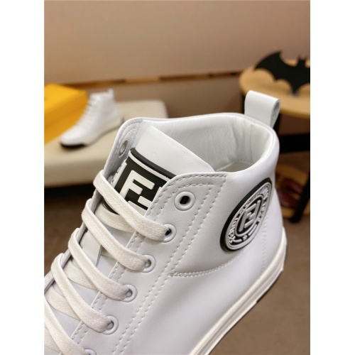 Replica Fendi High Tops Casual Shoes For Men #812831 $82.00 USD for Wholesale
