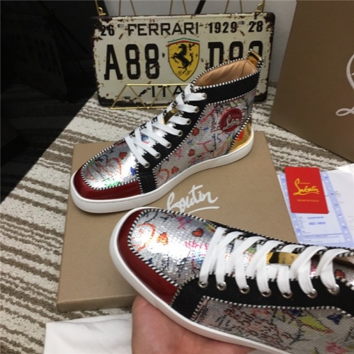Replica Christian Louboutin High Tops Shoes For Women #812835 $92.00 USD for Wholesale