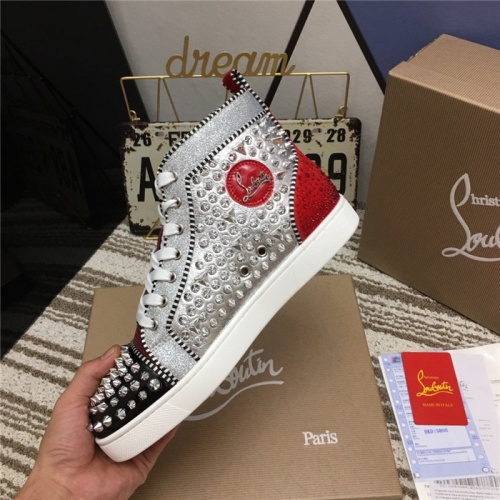 Replica Christian Louboutin High Tops Shoes For Women #812837 $92.00 USD for Wholesale
