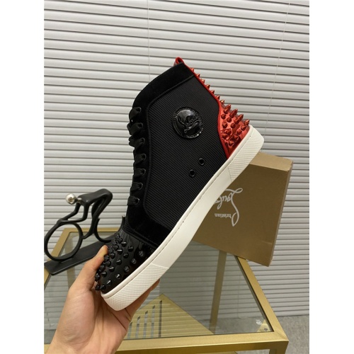 Replica Christian Louboutin High Tops Shoes For Men #812851 $92.00 USD for Wholesale