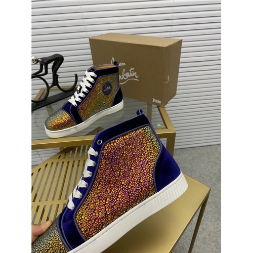 Replica Christian Louboutin High Tops Shoes For Men #812853 $102.00 USD for Wholesale