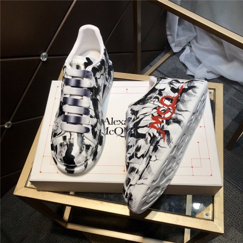 Replica Alexander McQueen Casual Shoes For Men #812857 $122.00 USD for Wholesale