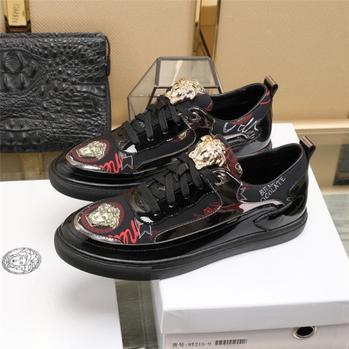 Replica Versace Casual Shoes For Men #812921 $80.00 USD for Wholesale