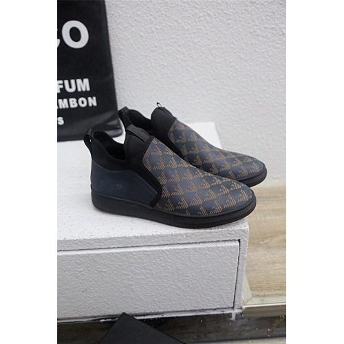 Replica Armani Casual Shoes For Men #813290 $80.00 USD for Wholesale