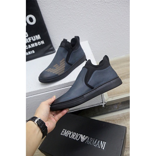 Replica Armani Casual Shoes For Men #813292 $80.00 USD for Wholesale