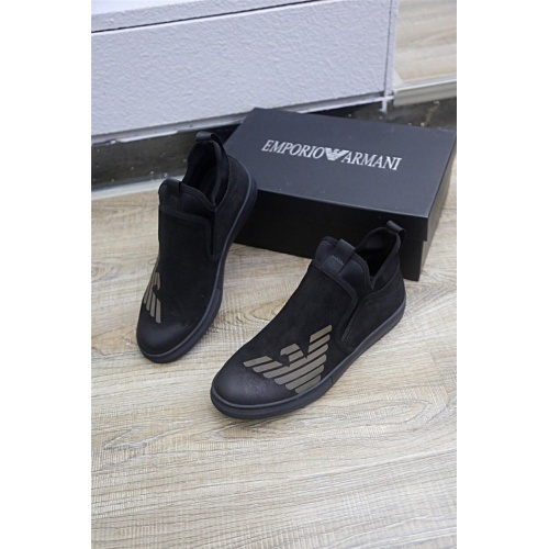 Armani Casual Shoes For Men #813293 $80.00 USD, Wholesale Replica Armani Casual Shoes