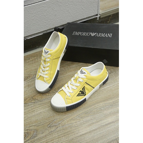 Armani Casual Shoes For Men #813296 $80.00 USD, Wholesale Replica Armani Casual Shoes
