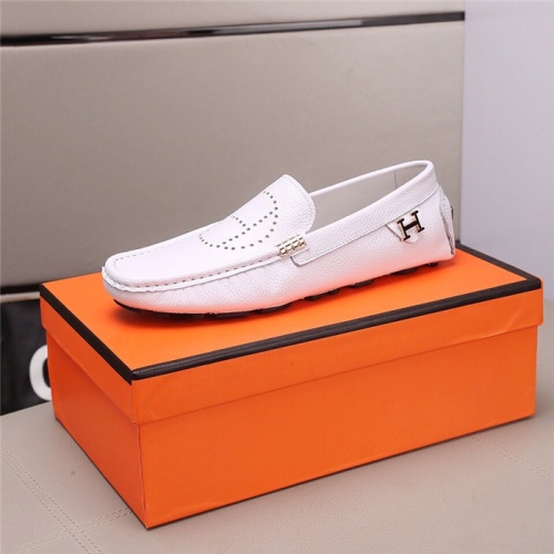 Replica Hermes Casual Shoes For Men #813322 $72.00 USD for Wholesale