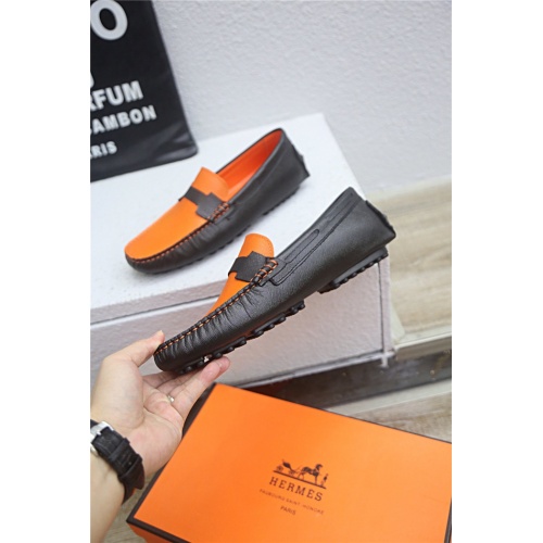 Replica Hermes Casual Shoes For Men #813323 $76.00 USD for Wholesale
