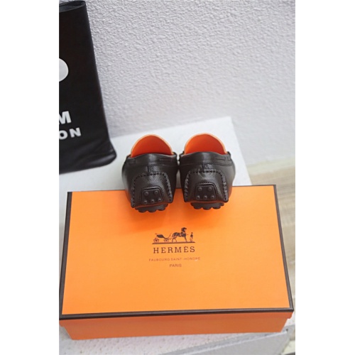 Replica Hermes Casual Shoes For Men #813323 $76.00 USD for Wholesale
