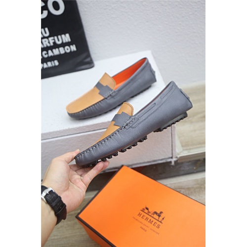 Replica Hermes Casual Shoes For Men #813324 $76.00 USD for Wholesale