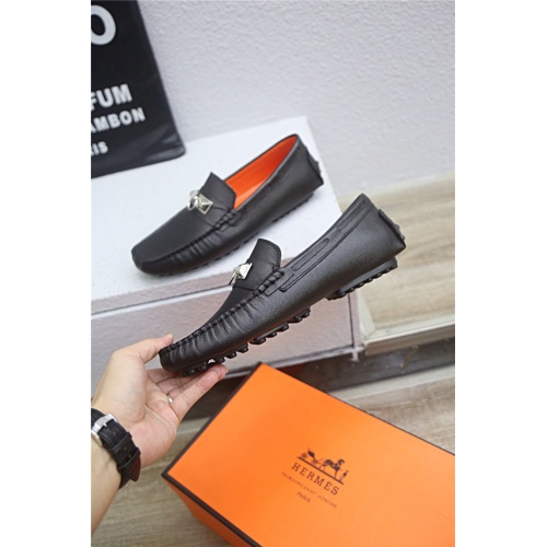Replica Hermes Casual Shoes For Men #813326 $76.00 USD for Wholesale