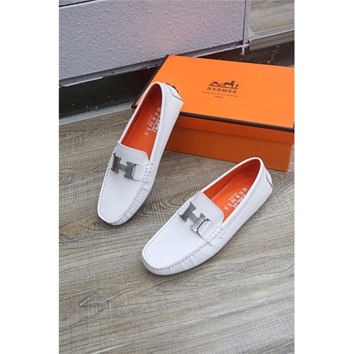 Replica Hermes Casual Shoes For Men #813329 $76.00 USD for Wholesale
