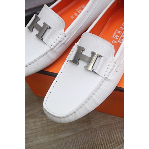 Replica Hermes Casual Shoes For Men #813329 $76.00 USD for Wholesale