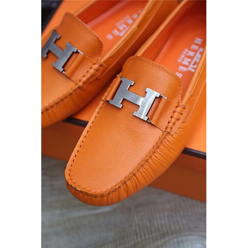 Replica Hermes Casual Shoes For Men #813330 $76.00 USD for Wholesale