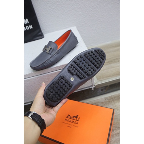 Replica Hermes Casual Shoes For Men #813331 $76.00 USD for Wholesale