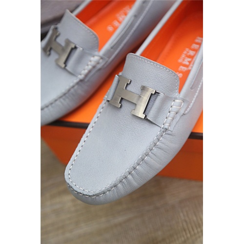Replica Hermes Casual Shoes For Men #813332 $76.00 USD for Wholesale