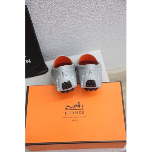 Replica Hermes Casual Shoes For Men #813332 $76.00 USD for Wholesale