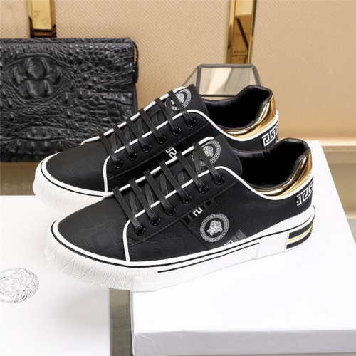 Replica Versace Casual Shoes For Men #813343 $82.00 USD for Wholesale