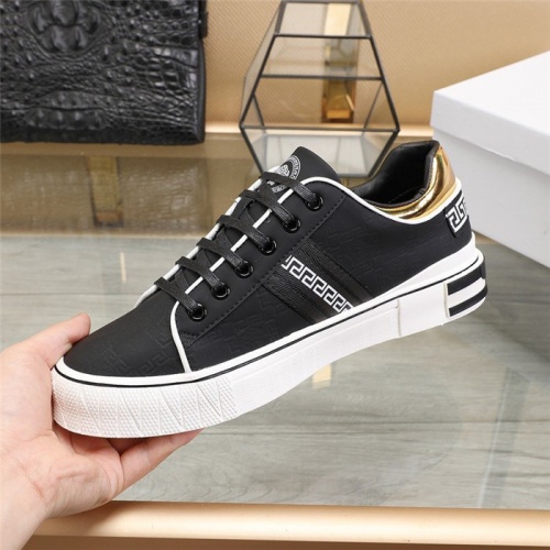 Replica Versace Casual Shoes For Men #813343 $82.00 USD for Wholesale