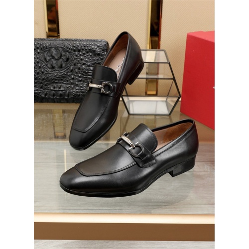 Salvatore Ferragamo Leather Shoes For Men #813349 $118.00 USD, Wholesale Replica Salvatore Ferragamo Leather Shoes