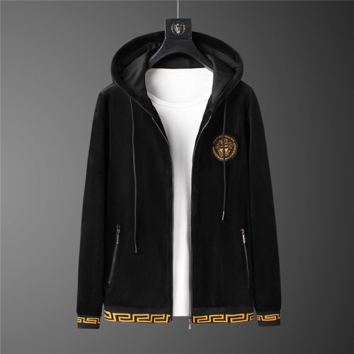 Replica Versace Tracksuits Long Sleeved For Men #813451 $98.00 USD for Wholesale