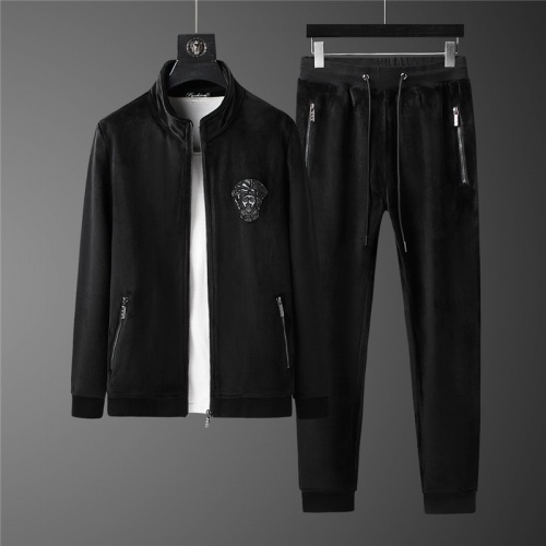 Versace Tracksuits Long Sleeved For Men #813456 $98.00 USD, Wholesale Replica Versace Tracksuits