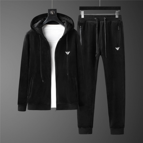Armani Tracksuits Long Sleeved For Men #813457 $98.00 USD, Wholesale Replica Armani Tracksuits