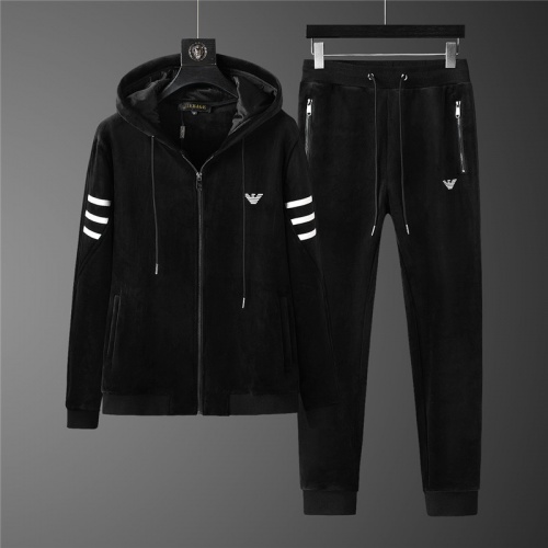 Armani Tracksuits Long Sleeved For Men #813458 $98.00 USD, Wholesale Replica Armani Tracksuits