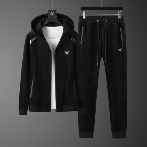 Armani Tracksuits Long Sleeved For Men #813460 $98.00 USD, Wholesale Replica Armani Tracksuits