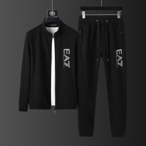 Armani Tracksuits Long Sleeved For Men #813477 $80.00 USD, Wholesale Replica Armani Tracksuits