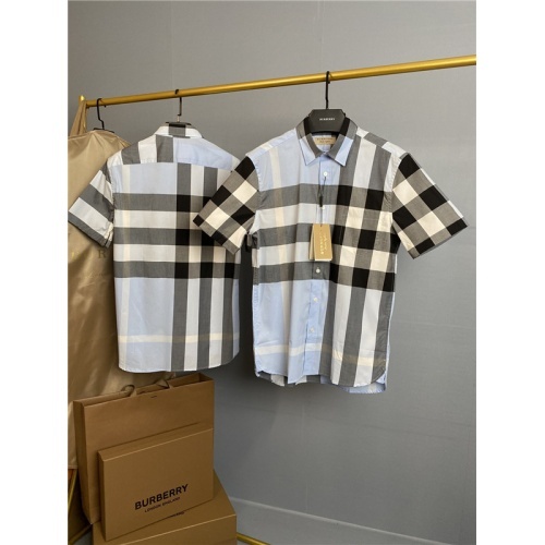 Burberry Shirts Short Sleeved For Men #813577 $72.00 USD, Wholesale Replica Clearance