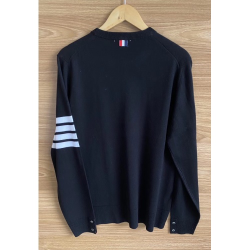 Replica Thom Browne TB Sweaters Long Sleeved For Men #813589 $60.00 USD for Wholesale