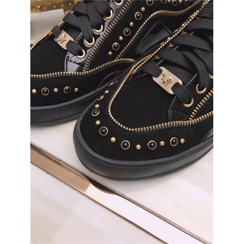 Replica Versace High Tops Shoes For Men #813693 $88.00 USD for Wholesale