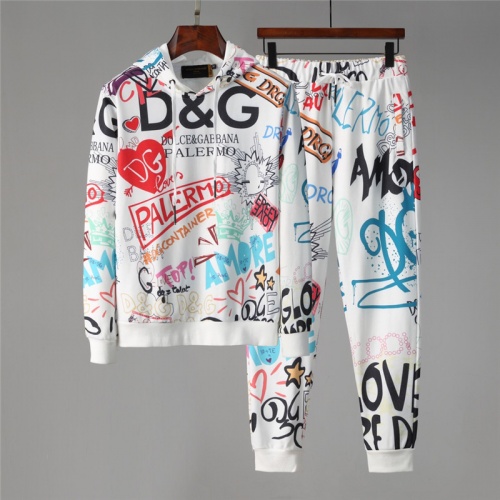 Dolce &amp; Gabbana D&amp;G Tracksuits Long Sleeved For Men #813799 $85.00 USD, Wholesale Replica Dolce &amp; Gabbana D&amp;G Tracksuits