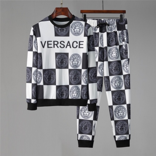Versace Tracksuits Long Sleeved For Men #813814 $85.00 USD, Wholesale Replica Versace Tracksuits