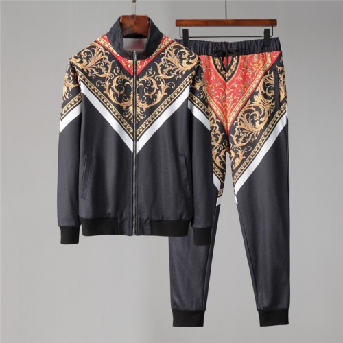 Versace Tracksuits Long Sleeved For Men #813816 $88.00 USD, Wholesale Replica Versace Tracksuits