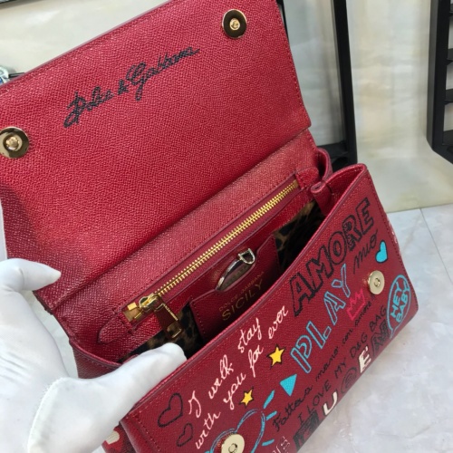 Replica Dolce & Gabbana D&G AAA Quality Messenger Bags For Women #813880 $150.00 USD for Wholesale