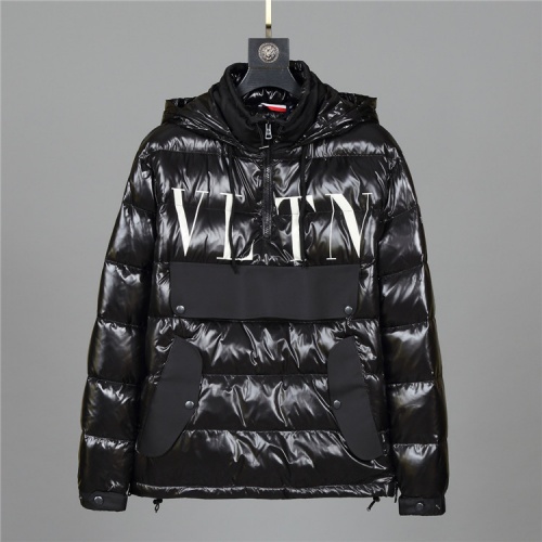 Moncler &amp; Valentino Down Feather Coat Long Sleeved For Men #813881 $161.00 USD, Wholesale Replica Moncler Down Feather Coat