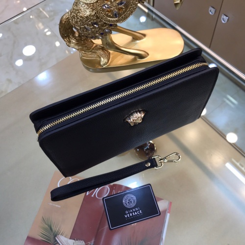 Replica Versace AAA Man Wallets #814022 $98.00 USD for Wholesale