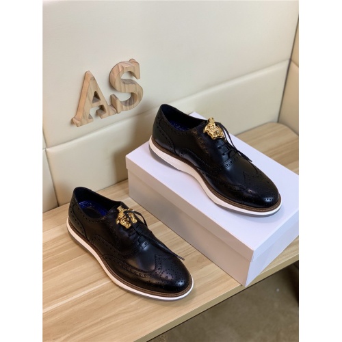 Replica Versace Casual Shoes For Men #814056 $162.00 USD for Wholesale