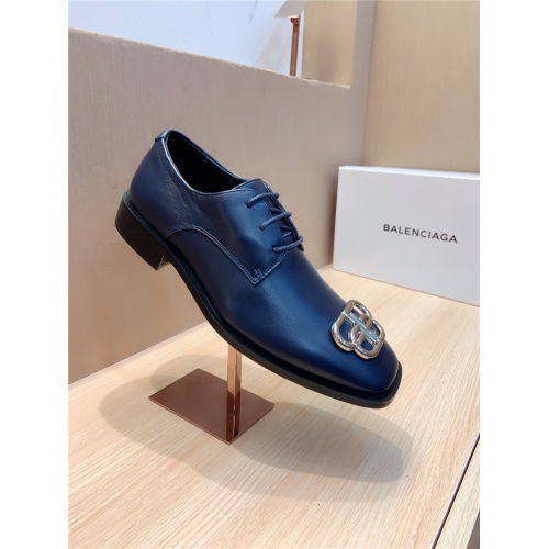 Replica Balenciaga Leather Shoes For Men #814060 $98.00 USD for Wholesale