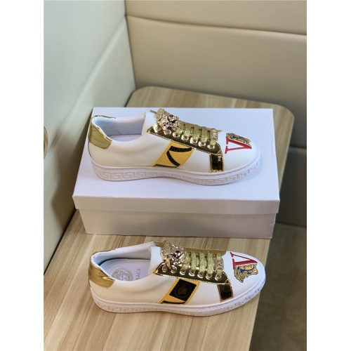 Replica Versace Casual Shoes For Men #814070 $72.00 USD for Wholesale