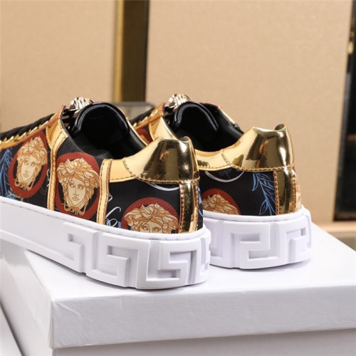 Replica Versace Casual Shoes For Men #814071 $80.00 USD for Wholesale