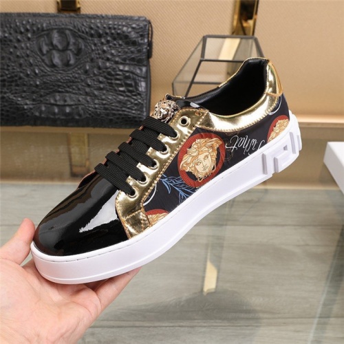 Replica Versace Casual Shoes For Men #814071 $80.00 USD for Wholesale