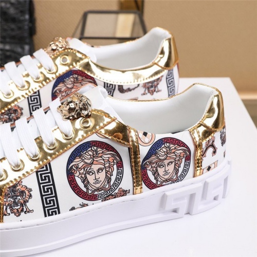Replica Versace Casual Shoes For Men #814072 $80.00 USD for Wholesale