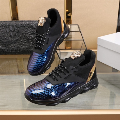 Versace Casual Shoes For Men #814073 $82.00 USD, Wholesale Replica Versace Casual Shoes