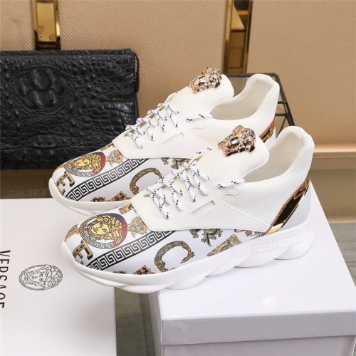 Replica Versace Casual Shoes For Men #814076 $82.00 USD for Wholesale