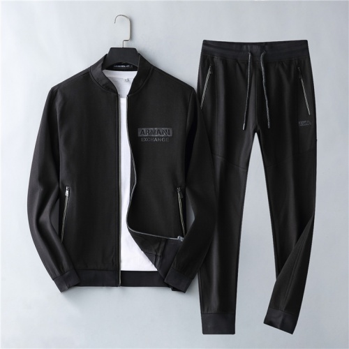 Armani Tracksuits Long Sleeved For Men #814107 $80.00 USD, Wholesale Replica Armani Tracksuits