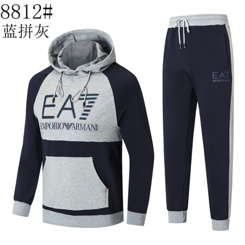 Armani Tracksuits Long Sleeved For Men #814132 $68.00 USD, Wholesale Replica Armani Tracksuits